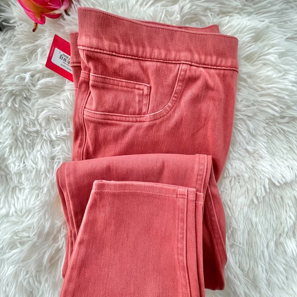 New with tags SPANX JEAN-ISH ANKLE LEGGINGS with Built in Slimming panel. SZ LG - Picture 10 of 14